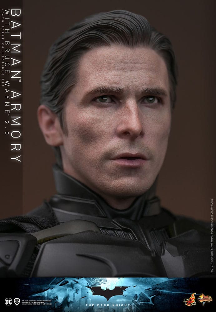 The Dark Knight Movie Masterpiece Batman Armory with Bruce Wayne (2.0) 30 cm 1/6 Action Figures & Diorama
