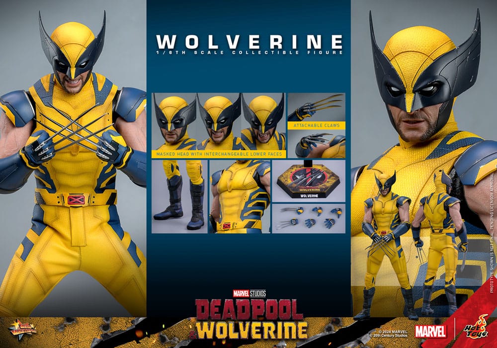 Deadpool & Wolverine Movie Masterpiece Wolverine 31 cm 1/6 Action Figure