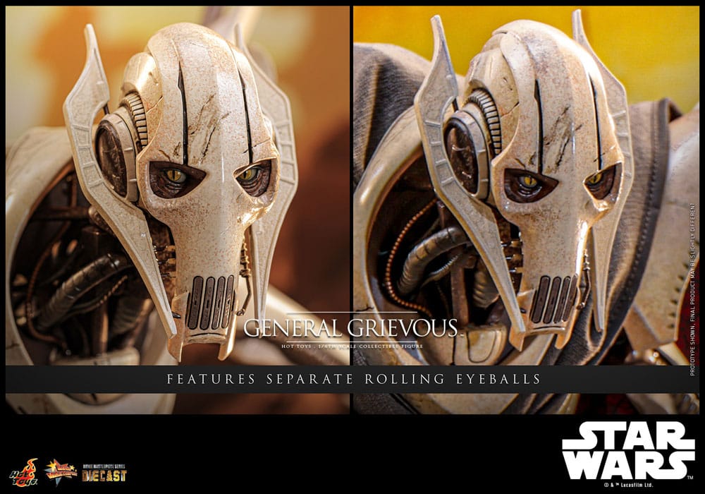 Star Wars Movie Masterpiece General Grievous 42 cm 1/6 Diecast Action Figure