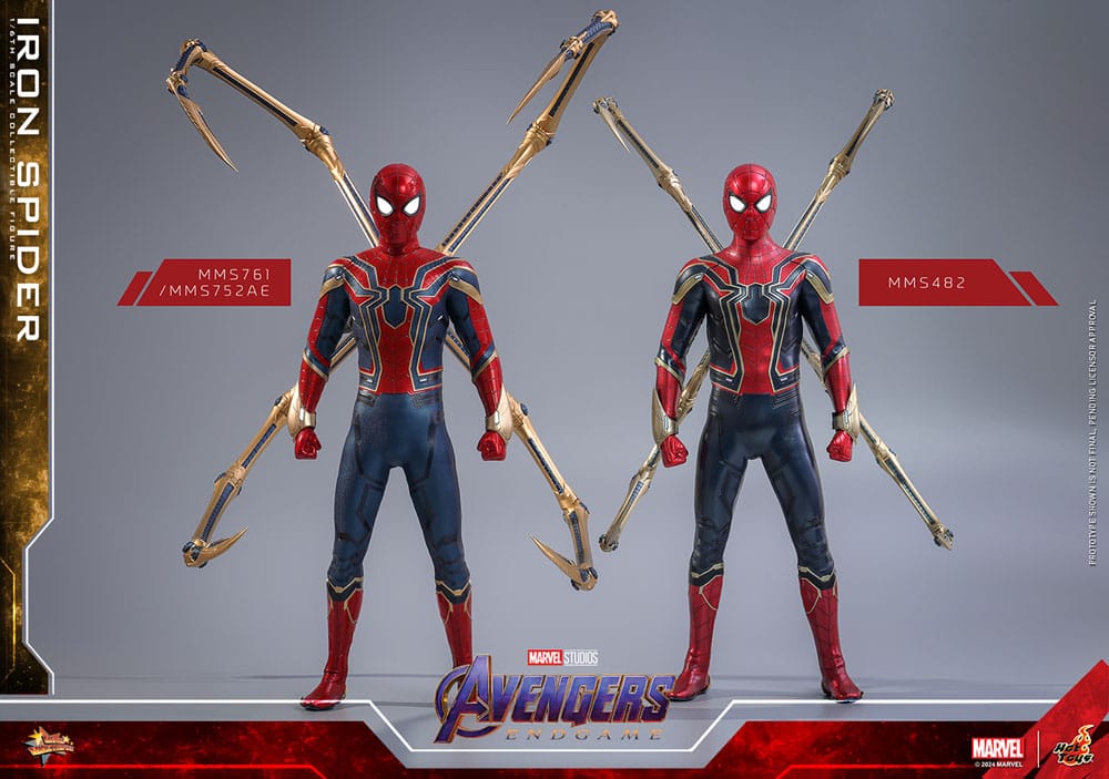 Avengers: Endgame Movie Masterpiece Iron Spider 28 cm 1/6 Action Figure