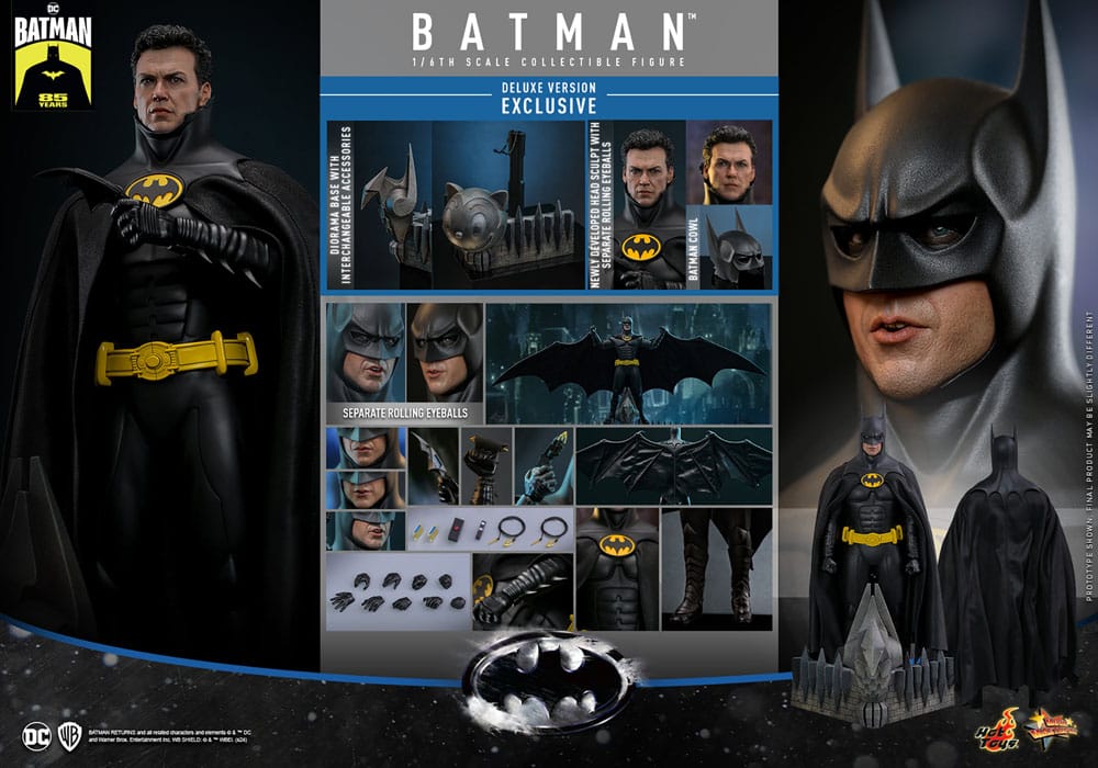 Batman Returns Movie Masterpiece Batman (Deluxe Version) 30 cm 1/6 Action Figure