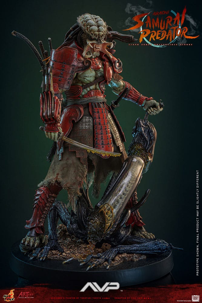 Alien vs. Predator Akaoni Samurai Predator 35 cm 1/6 Artist Collection Action Figure