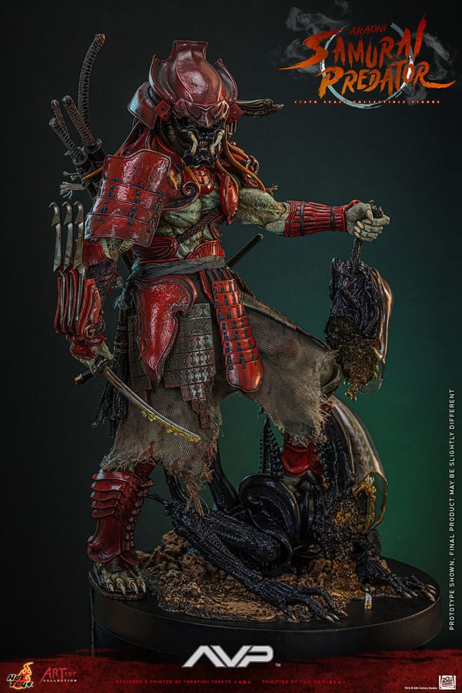Alien vs. Predator Akaoni Samurai Predator 35 cm 1/6 Artist Collection Action Figure