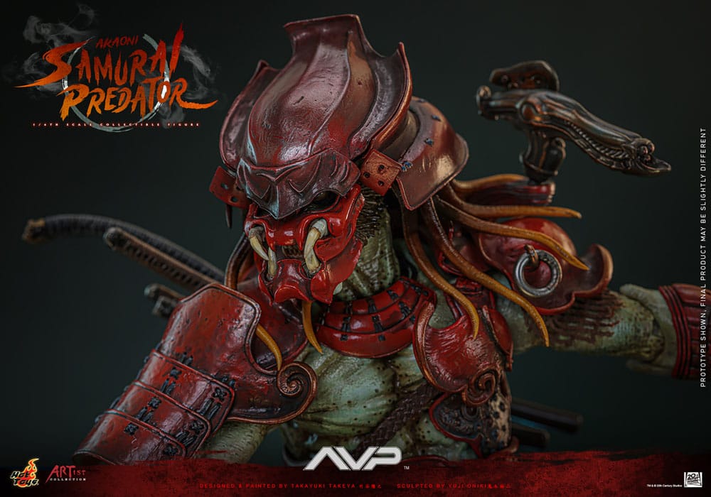 Alien vs. Predator Akaoni Samurai Predator 35 cm 1/6 Artist Collection Action Figure