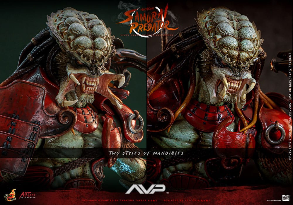 Alien vs. Predator Akaoni Samurai Predator 35 cm 1/6 Artist Collection Action Figure