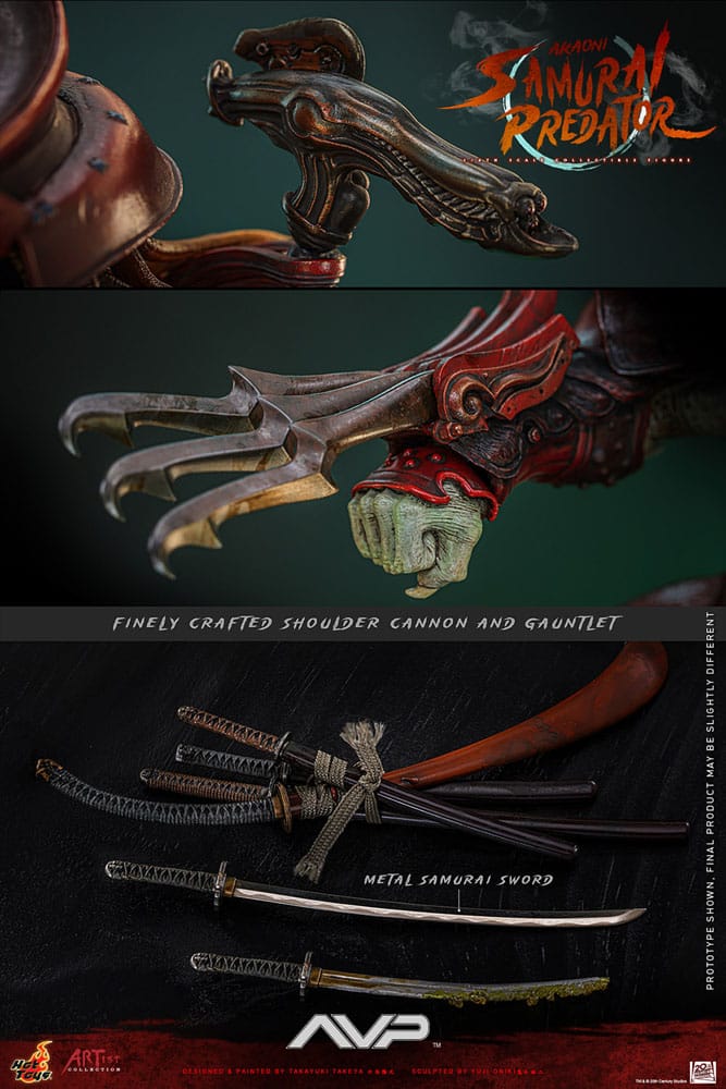Alien vs. Predator Akaoni Samurai Predator 35 cm 1/6 Artist Collection Action Figure