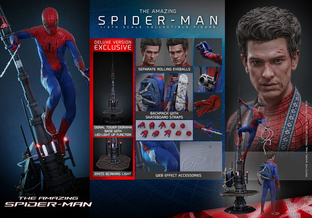 The Amazing Spider-Man Movie Spider-Man (Deluxe Version) 30 cm 1/6 Masterpiece Action Figure
