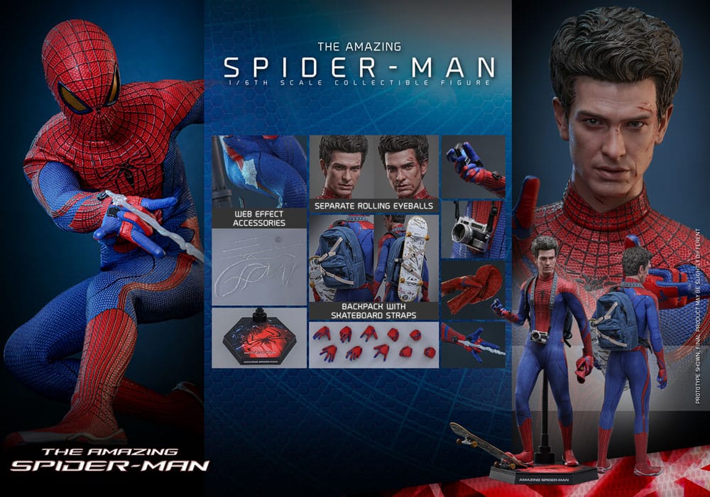 The Amazing Spider-Man Movie Masterpiece Spider-Man 30 cm 1/6 Action Figure