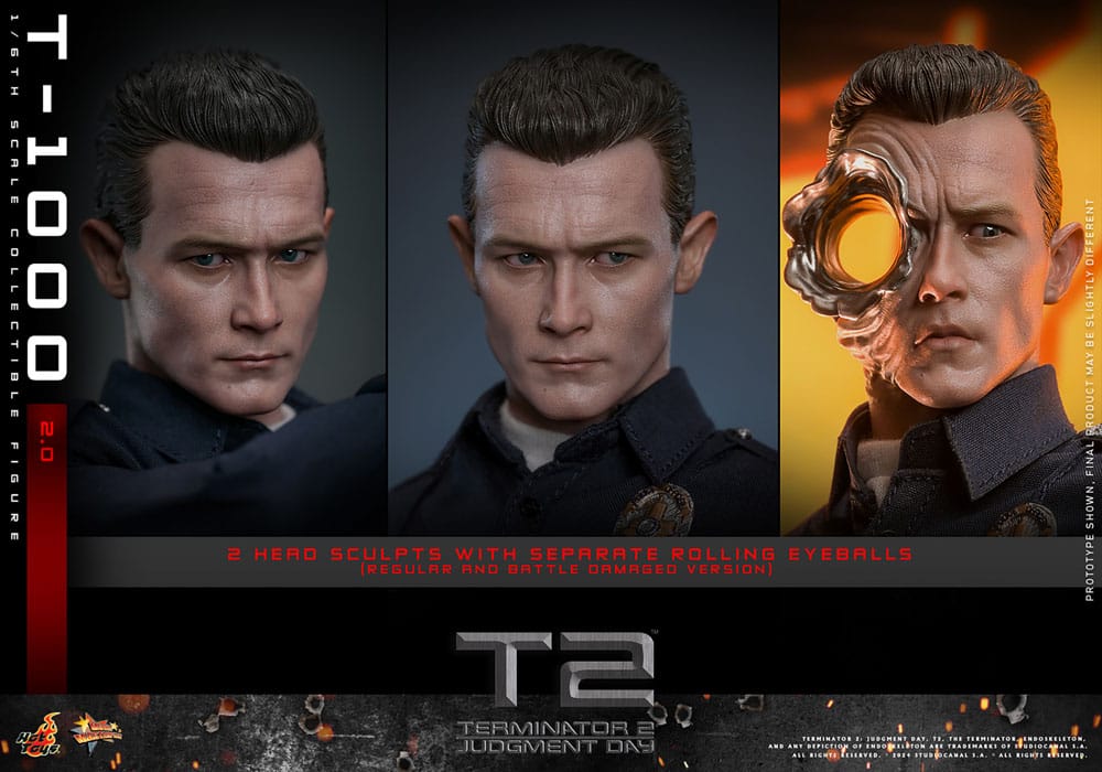Terminator 2 T-1000 (2.0) 31 cm 1/6 Movie Masterpiece Action Figure