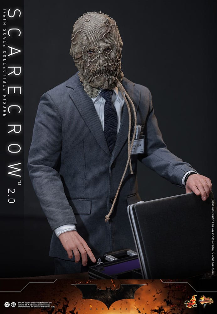 Batman Begins Movie Masterpiece Action Figure 1/6 Scarecrow 2.0 30 cm