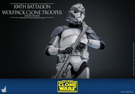 Star Wars The Clone Wars Action Figure 1/6 104th Battalion Wolfpack Clone Trooper Deluxe Version 30 cm