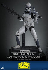 Star Wars The Clone Wars Action Figure 1/6 104th Battalion Wolfpack Clone Trooper 30 cm