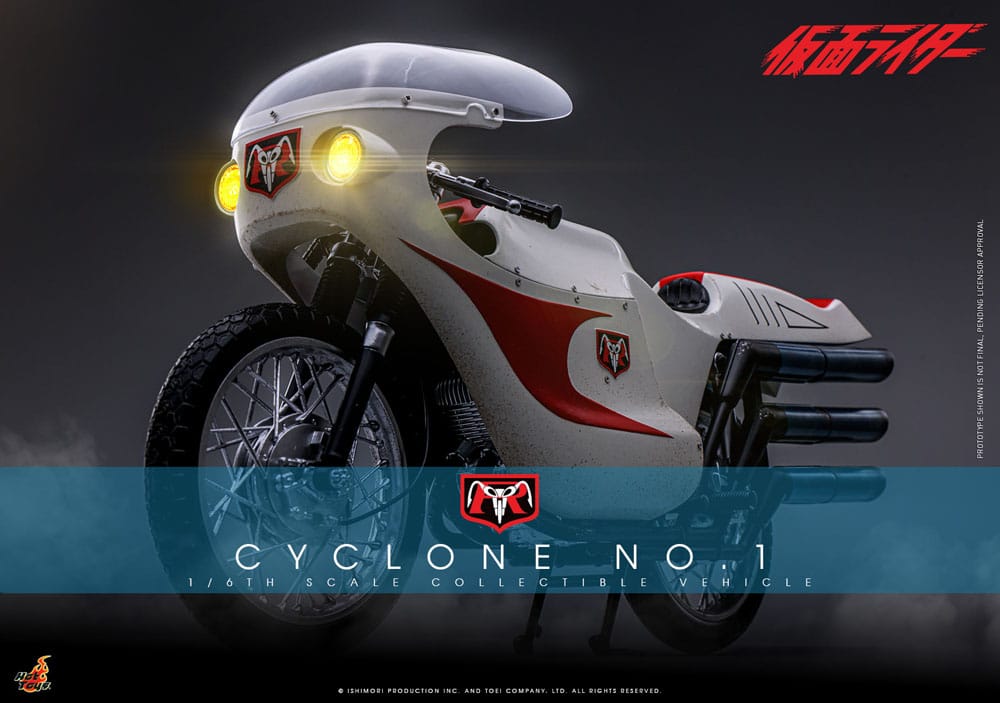 Kamen Rider Cyclone No. 1 19 cm 1/6 Vehicle Action Figure