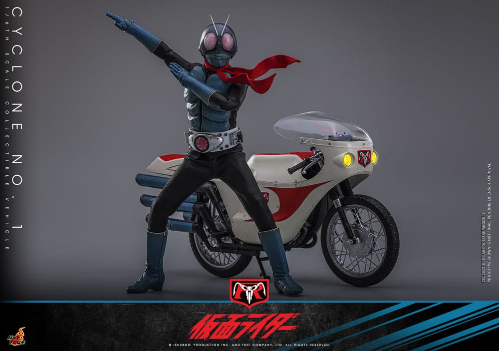 Kamen Rider Cyclone No. 1 19 cm 1/6 Vehicle Action Figure