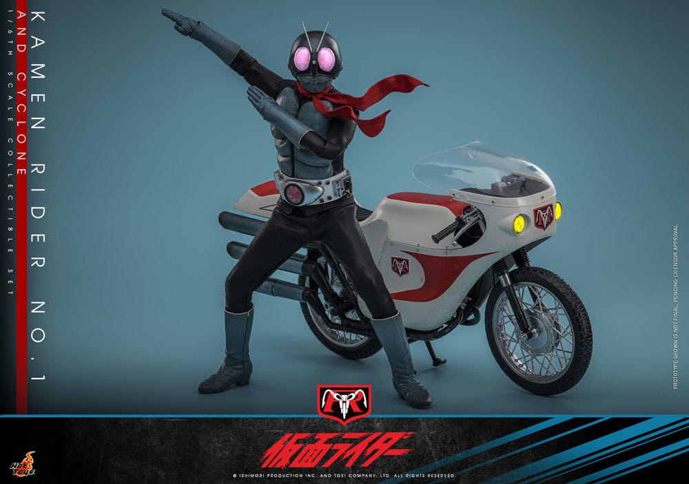 Kamen Rider No. 1 and Cyclone 30 cm 1/6 Action Figures