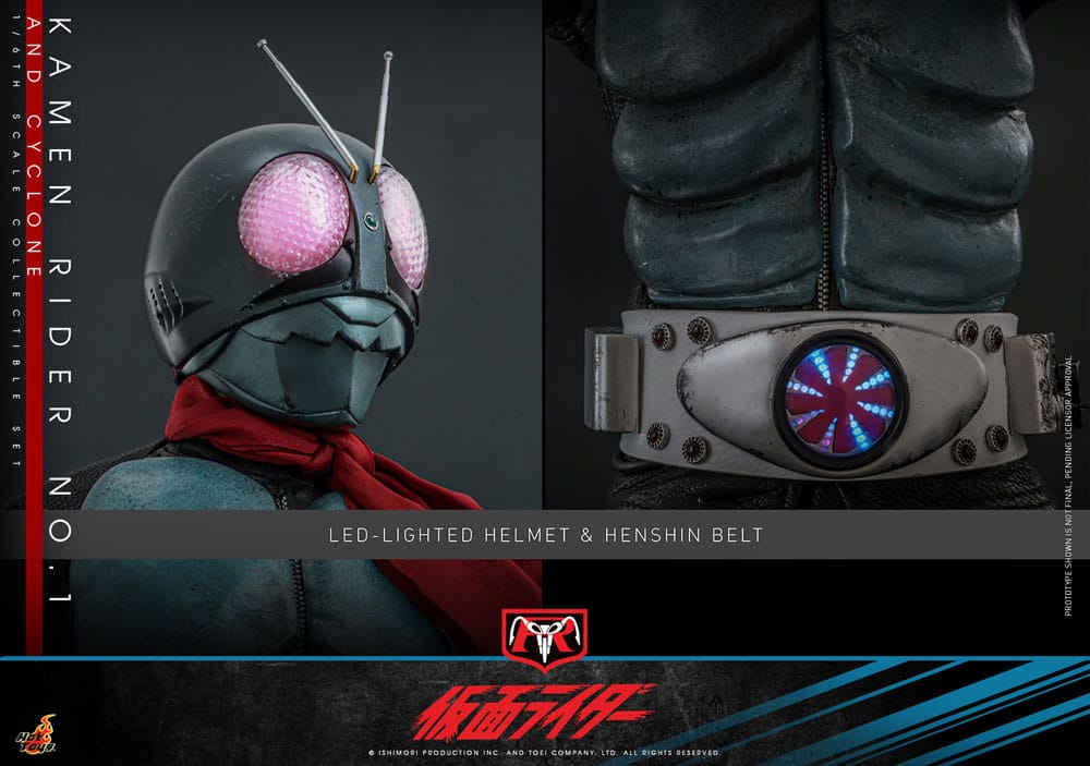 Kamen Rider No. 1 and Cyclone 30 cm 1/6 Action Figures