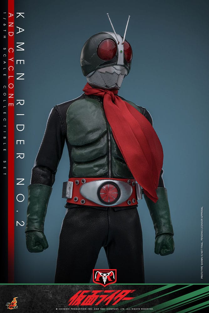 Kamen Rider No. 2 and Cyclone 30 cm 1/6 Action Figures