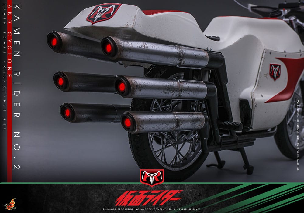 Kamen Rider No. 2 and Cyclone 30 cm 1/6 Action Figures