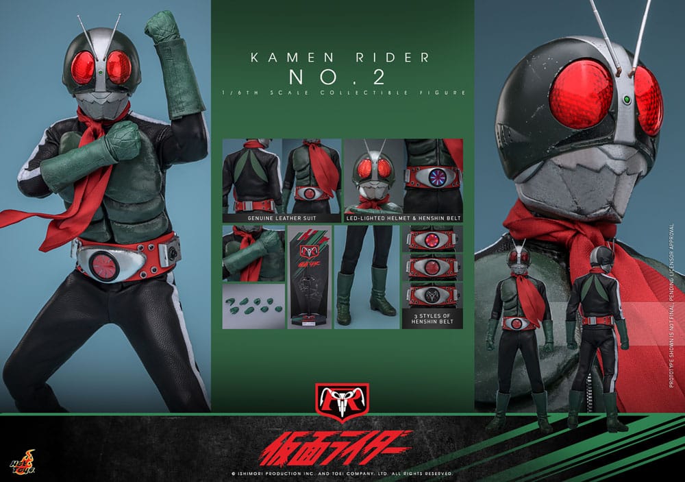 Kamen Rider No. 2 30 cm 1/6 Action Figure