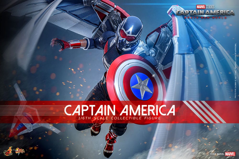 Marvel Captain America Brave New World 30 cm 1/6 Movie Masterpiece Action Figure