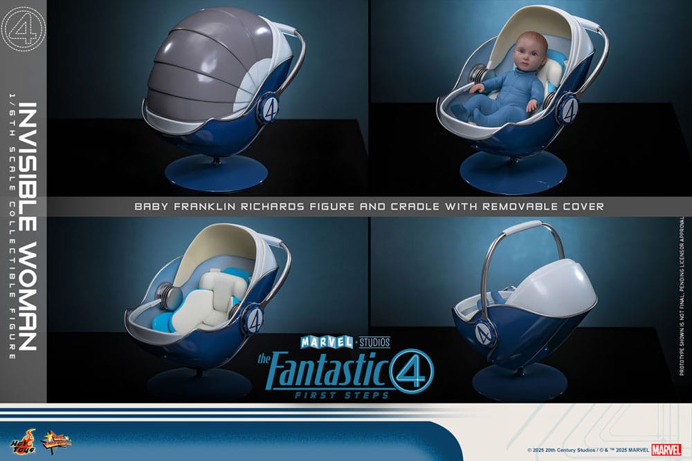 The Fantastic Four: First Steps Movie Masterpiece Action Figure 1/6 Invisible Woman 28 cm