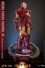 Iron Man Movie Masterpiece Diecast Action Figure 1/6 Iron Man Mark III (Armor Suit Up Version) 32 cm