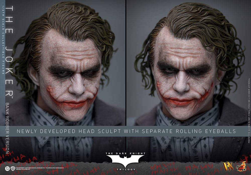 The Dark Knight DX Action Figure 1/6 The Joker (Bank Robber Version) 30 cm