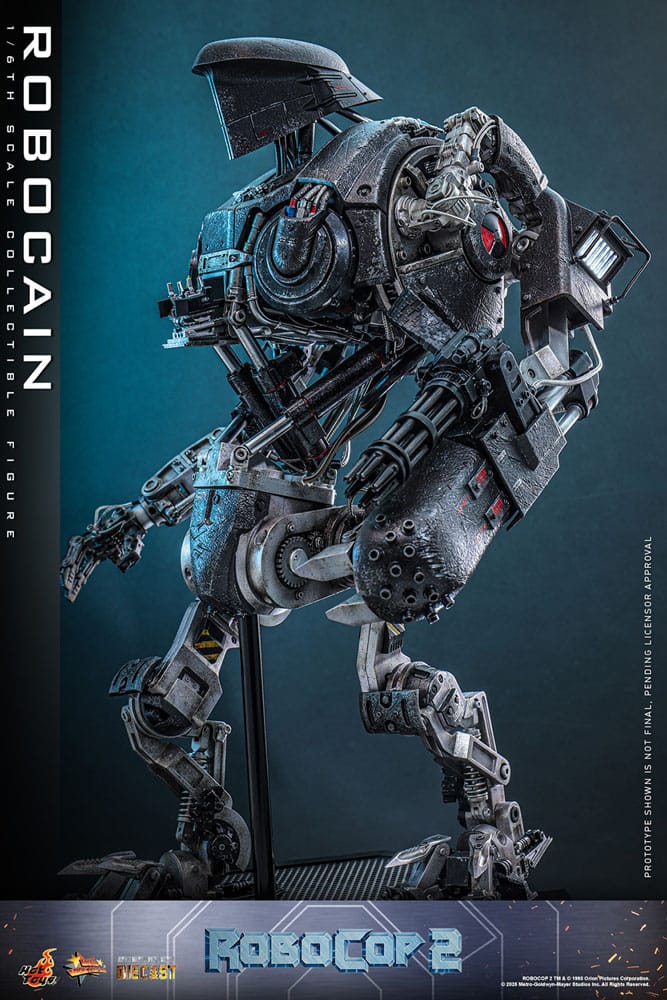 RoboCop 2 Movie Masterpiece Diecast Action Figure 1/6 RoboCain 40 cm