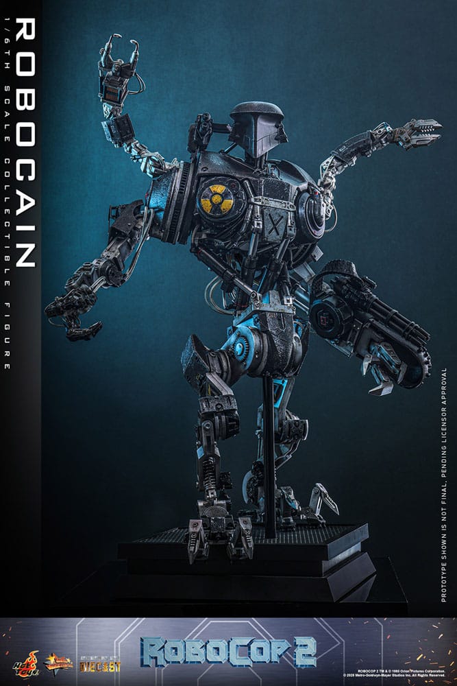 RoboCop 2 Movie Masterpiece Diecast Action Figure 1/6 RoboCain 40 cm