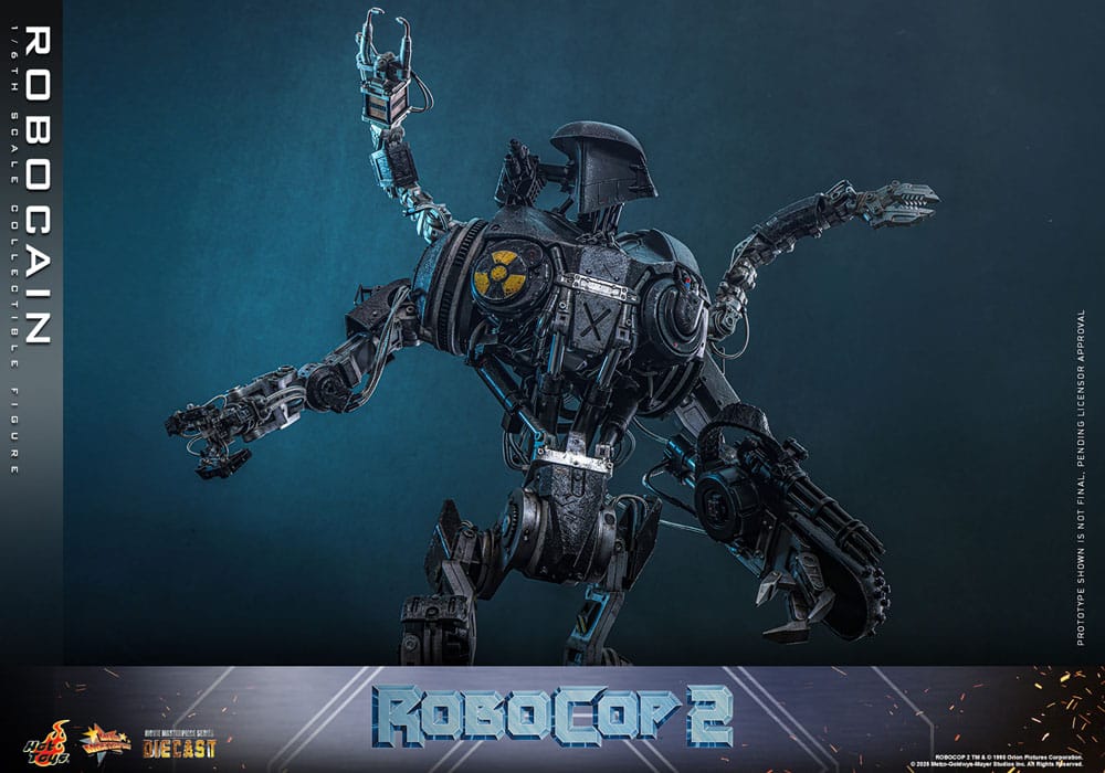 RoboCop 2 Movie Masterpiece Diecast Action Figure 1/6 RoboCain 40 cm