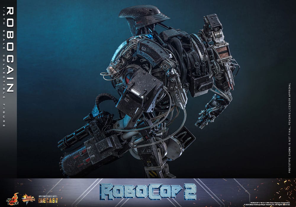 RoboCop 2 Movie Masterpiece Diecast Action Figure 1/6 RoboCain 40 cm