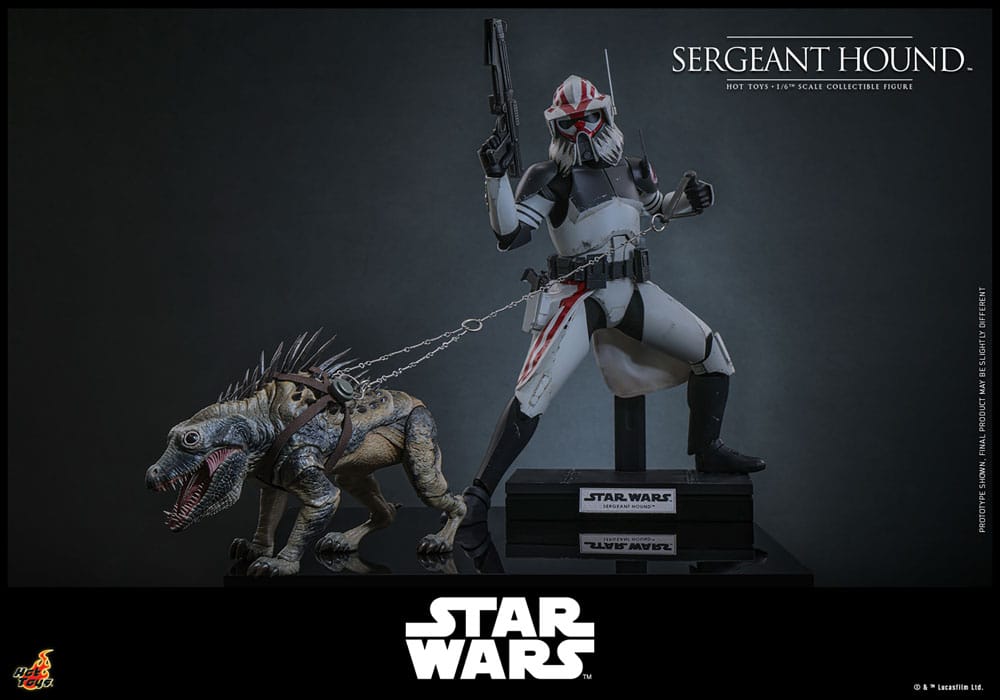 Star Wars: The Clone Wars Action Figure 1/6 Sergeant Hound 30 cm