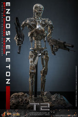 Terminator 2: Judgment Day Movie Masterpiece Die-cast  Action Figure 1/6 Endoskeleton (Battle Damaged Version) 31 cm