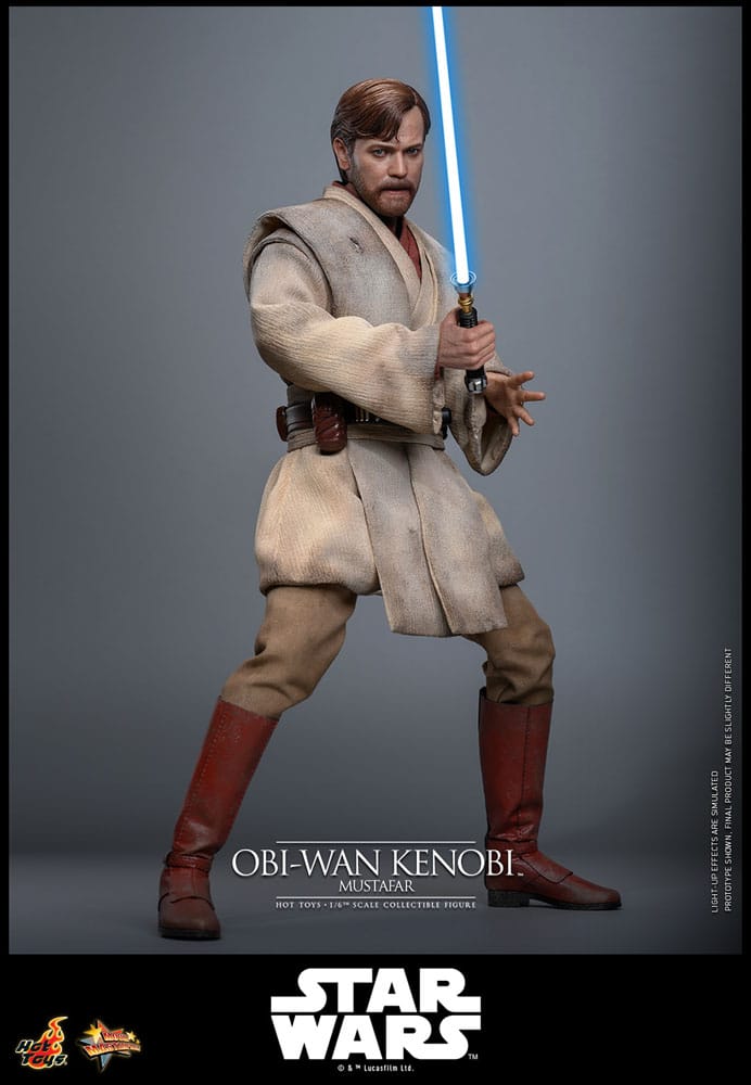Star Wars: Episode III - Revenge of the Sith Movie Masterpiece Action Figure 1/6 Obi-Wan Kenobi (Mustafar) 31 cm