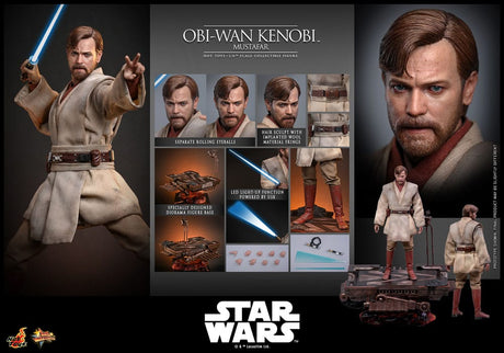 Star Wars: Episode III - Revenge of the Sith Movie Masterpiece Action Figure 1/6 Obi-Wan Kenobi (Mustafar) 31 cm