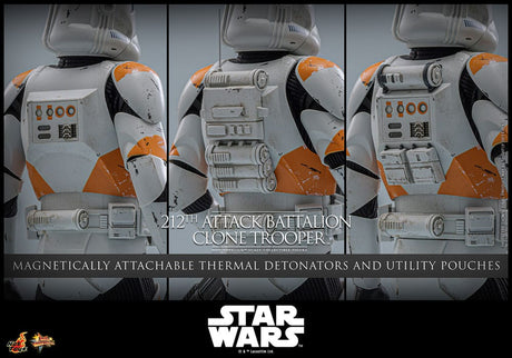 Star Wars: The Clone Wars Action Figure 1/6 212th Attack Battalion Clone Trooper Deluxe Version 30 cm