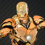 Iron Man Movie Masterpiece Diecast Action Figure 1/6 Iron Man Mark III (Golden & Copper Gold Version) Hot Toys Exclusive 33 cm