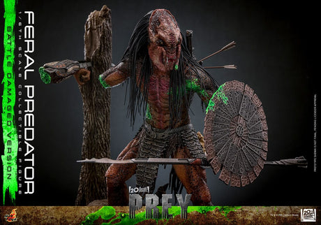 Prey Action Figure 1/6 Feral Predator (Battle Damaged Version) 37 cm