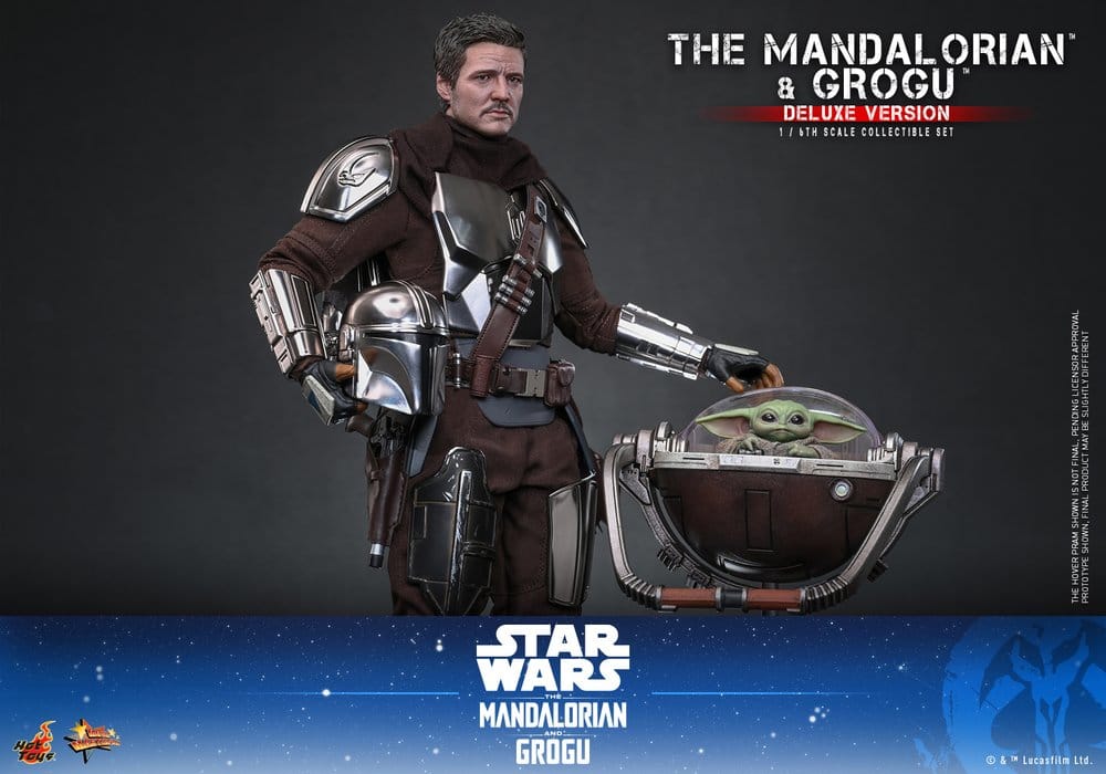 Star Wars: The Mandalorian & Grogu Movie Masterpiece Action Figure 1/6 The Mandalorian and Grogu (Deluxe Version) 31 cm