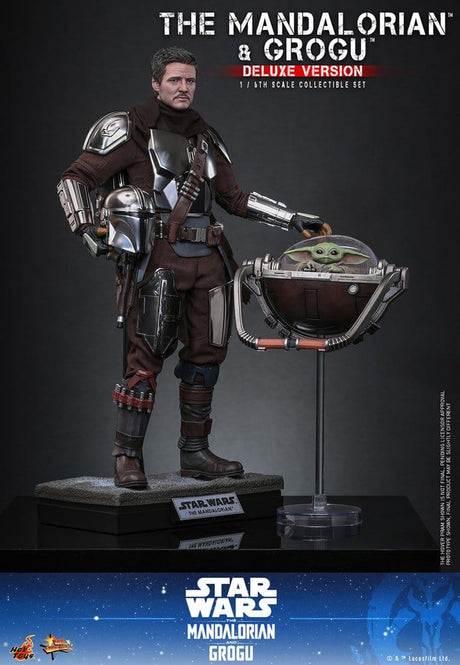 Star Wars: The Mandalorian & Grogu Movie Masterpiece Action Figure 1/6 The Mandalorian and Grogu (Deluxe Version) 31 cm