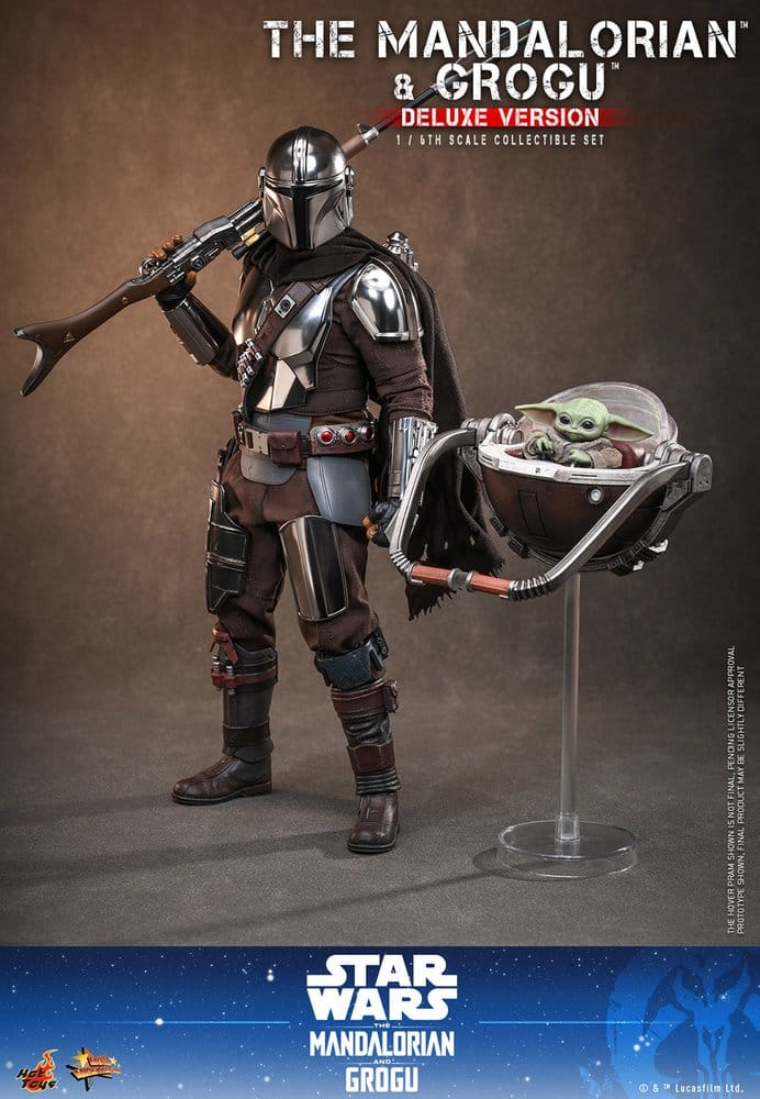 Star Wars: The Mandalorian & Grogu Movie Masterpiece Action Figure 1/6 The Mandalorian and Grogu (Deluxe Version) 31 cm