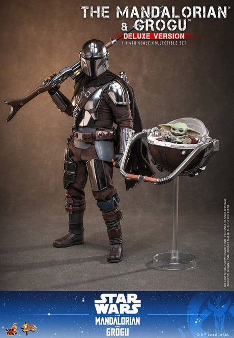 Star Wars: The Mandalorian & Grogu Movie Masterpiece Action Figure 1/6 The Mandalorian and Grogu (Deluxe Version) 31 cm