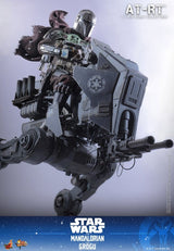 Star Wars: The Mandalorian & Grogu Movie Masterpiece Action Figure Set 1/6 Imperial Remnant AT-RT Driver & AT-RT 60 cm