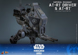 Star Wars: The Mandalorian & Grogu Movie Masterpiece Action Figure Set 1/6 Imperial Remnant AT-RT Driver & AT-RT 60 cm