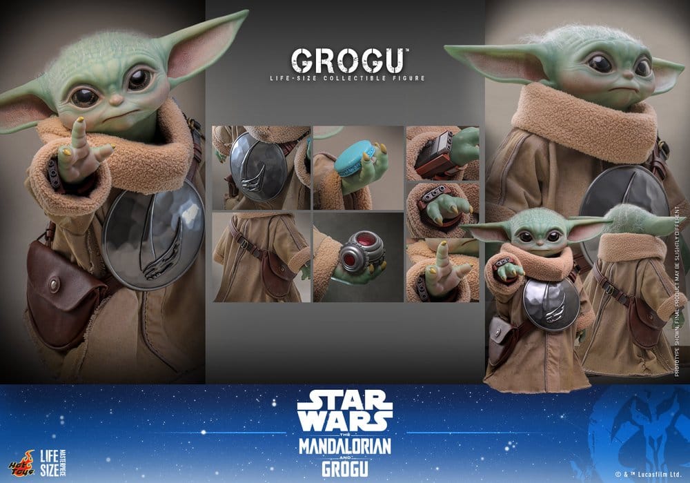 Star Wars: The Mandalorian & Grogu Life-Size Figure Grogu 38 cm