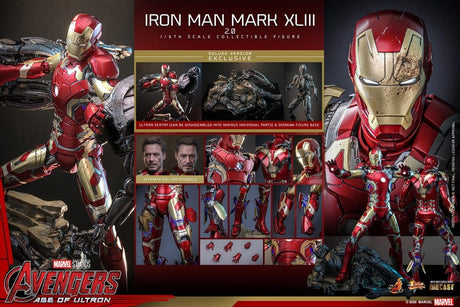 Avengers: Age of Ultron Movie Masterpiece Diecast Action Figure 1/6 Iron Man Mark XLIII (2.0) (Deluxe Version) 32 cm