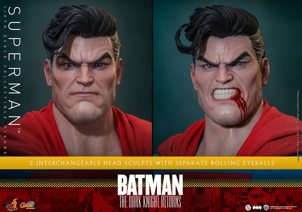 Batman: The Dark Knight Returns Comic Masterpiece Action Figure 1/6 Superman 34 cm