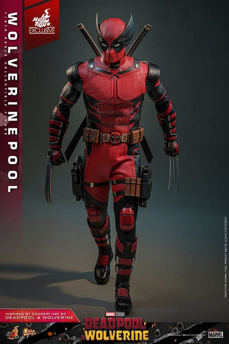 Deadpool & Wolverine Movie Masterpiece Action Figure 1/6 Wolverinepool Hot Toys Exclusive 31 cm