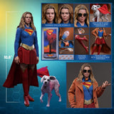 DC Comics Movie Masterpiece Action Figure Set Supergirl & Krypto 28 cm