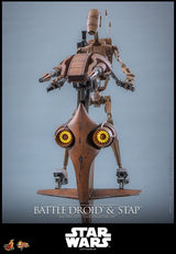 Star Wars: The Phantom Menace Movie Masterpiece Action Figure Set 1/6 Battle Droid & STAP 32 cm